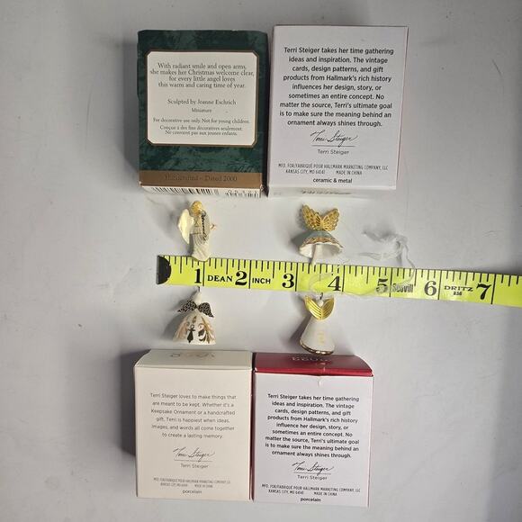 Set of 4 Hallmark Mini Angels Keepsake Ornaments List in Description - Picture 4 of 6